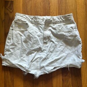 Forever 21 white Jean skirt